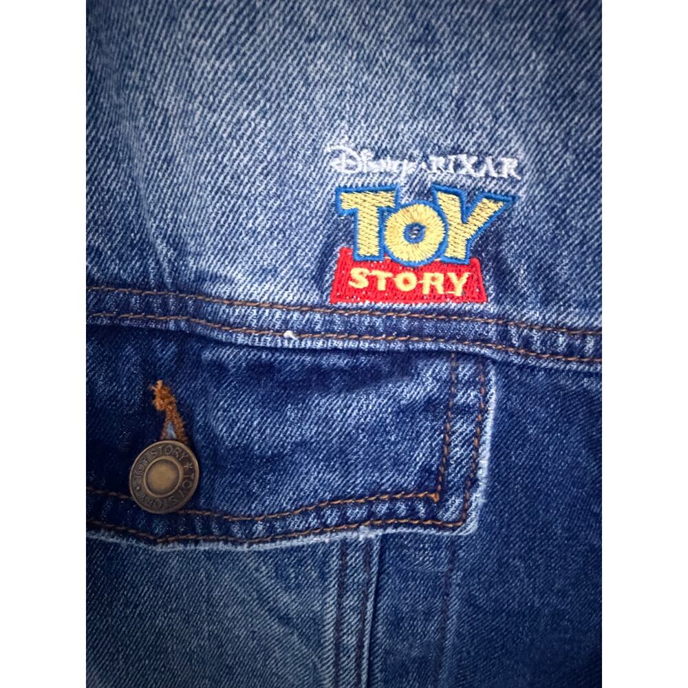 Disney Toy Story 25th Anniversary Denim Jacket Adult XL - Picture 5 of 9